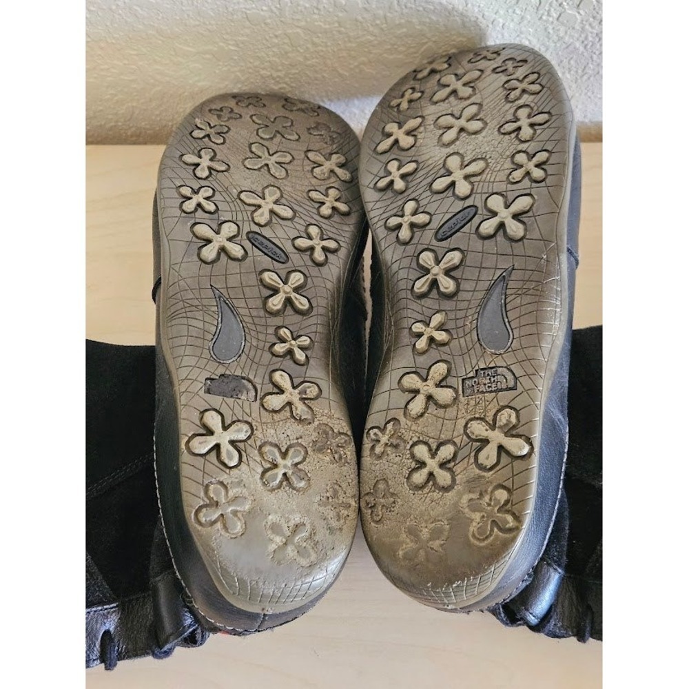The North Face Janey Winter Boots Women Size 9 Black Primaloft 200 Suede Laces - Picture 7 of 10